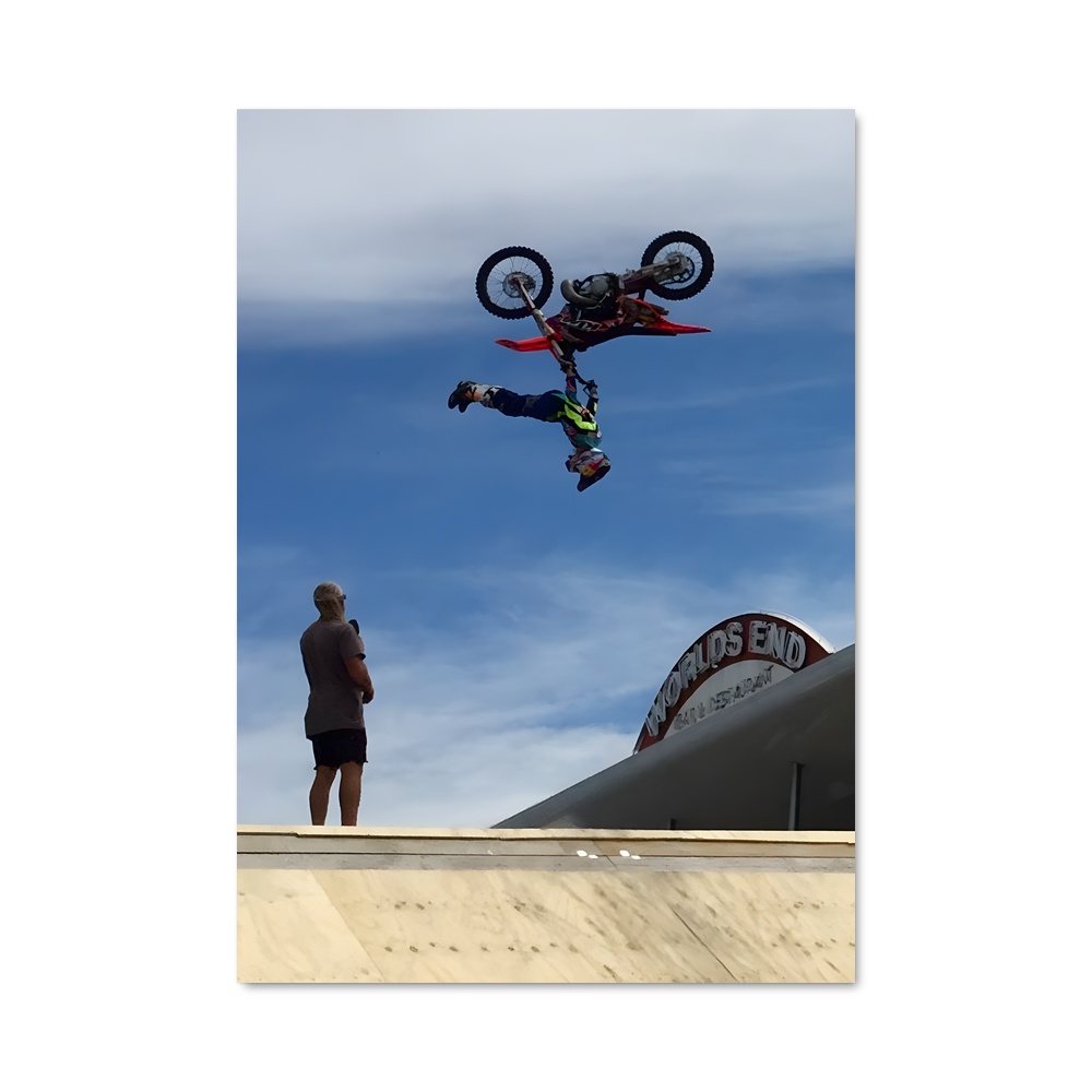 Poster Gravity Defier – affiche Motocross freestyle